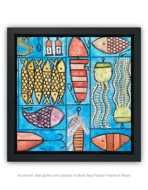 Tackle Box | Framed Giclee Print on Canvas